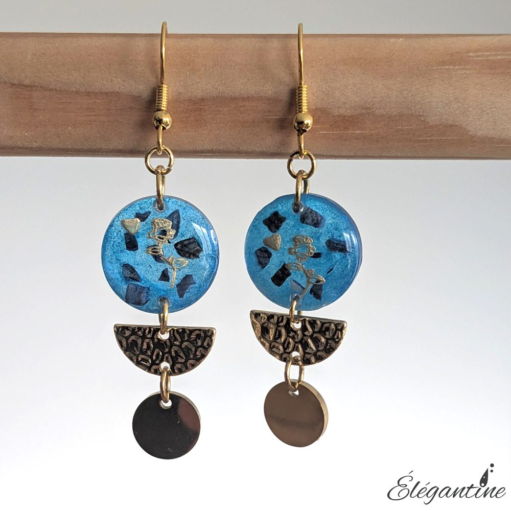 boucles d'oreilles création élégantine