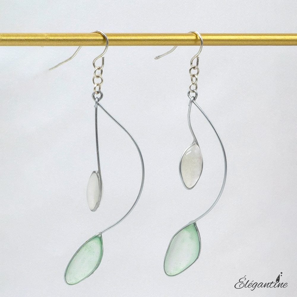 boucles d'oreilles faites main