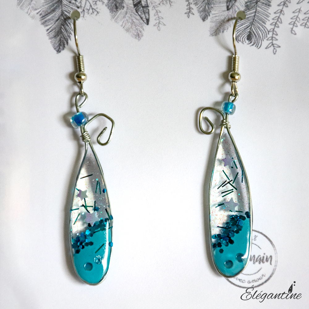 boucles d'oreilles hiver