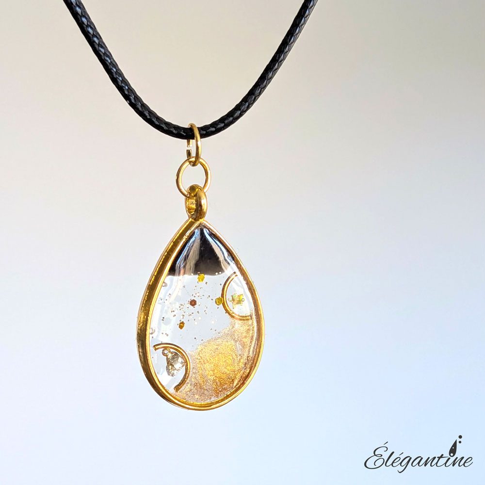 pendentif résine célia élégantine