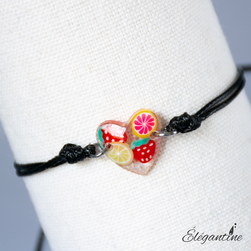 bracelets en résine uv