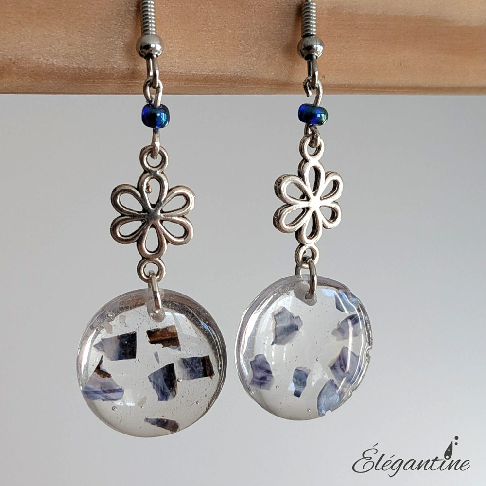 boucles d'oreilles résine moules